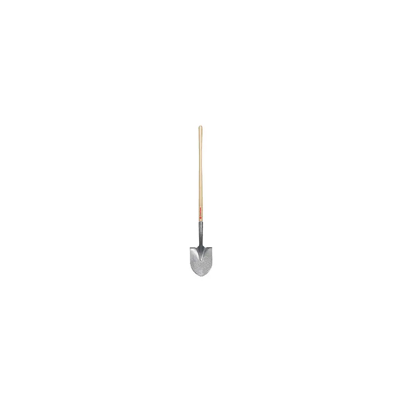 #2 Extra Durable Round Point Shovel 14 Gauge 48" Wood Handle